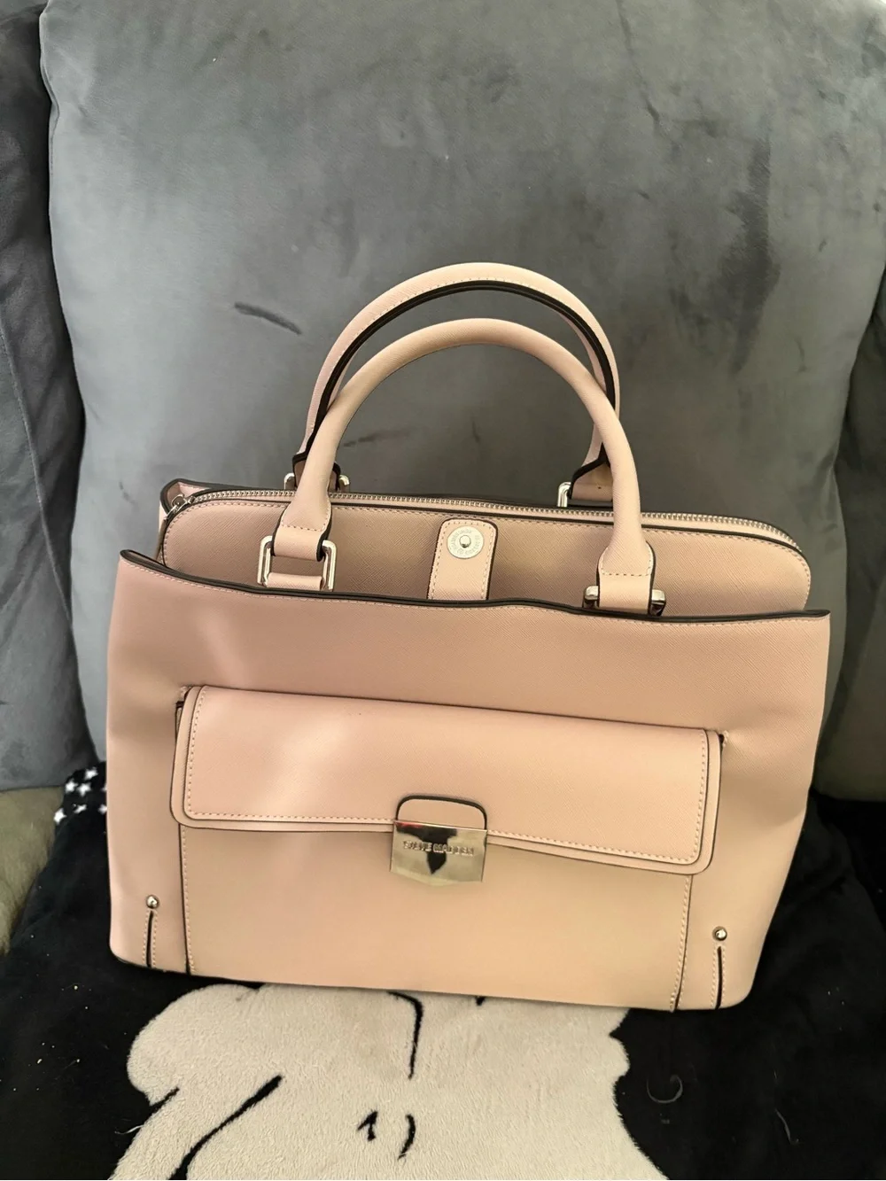Steve Madden Blush Pink Structured Satchel Handbag
